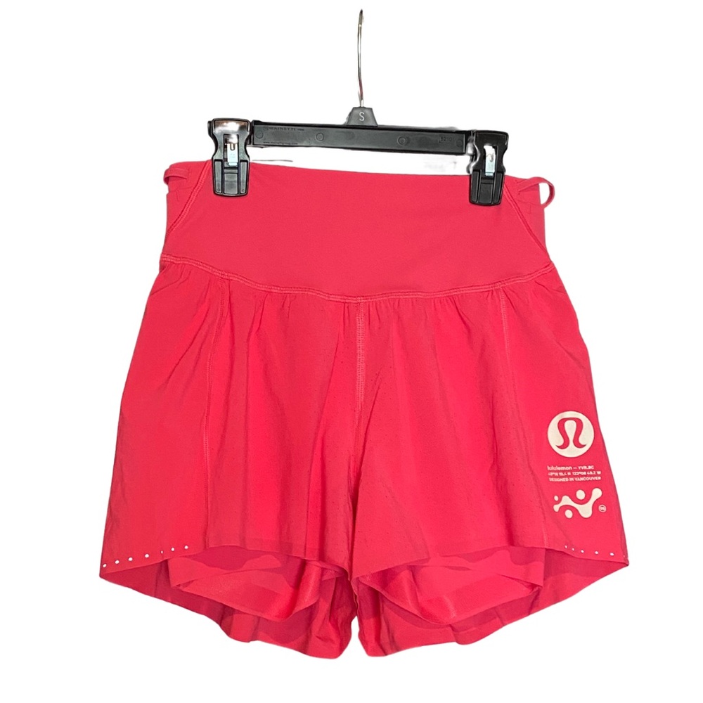 LuLuLemon Nulux Road to Trail High-Rise Short 4" in Lip Gloss